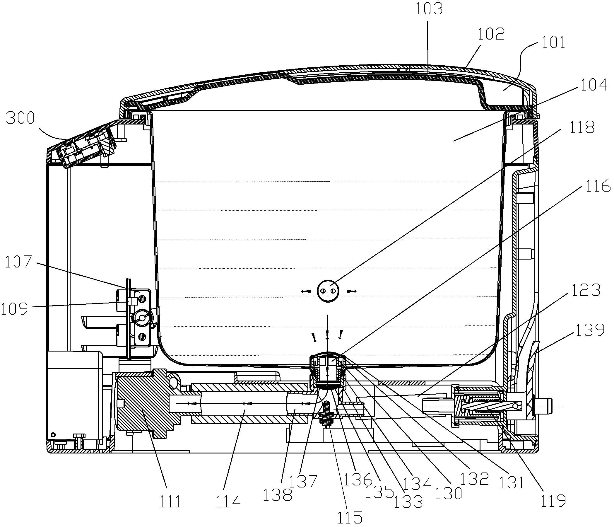 Vacuum low temperature cooking machine