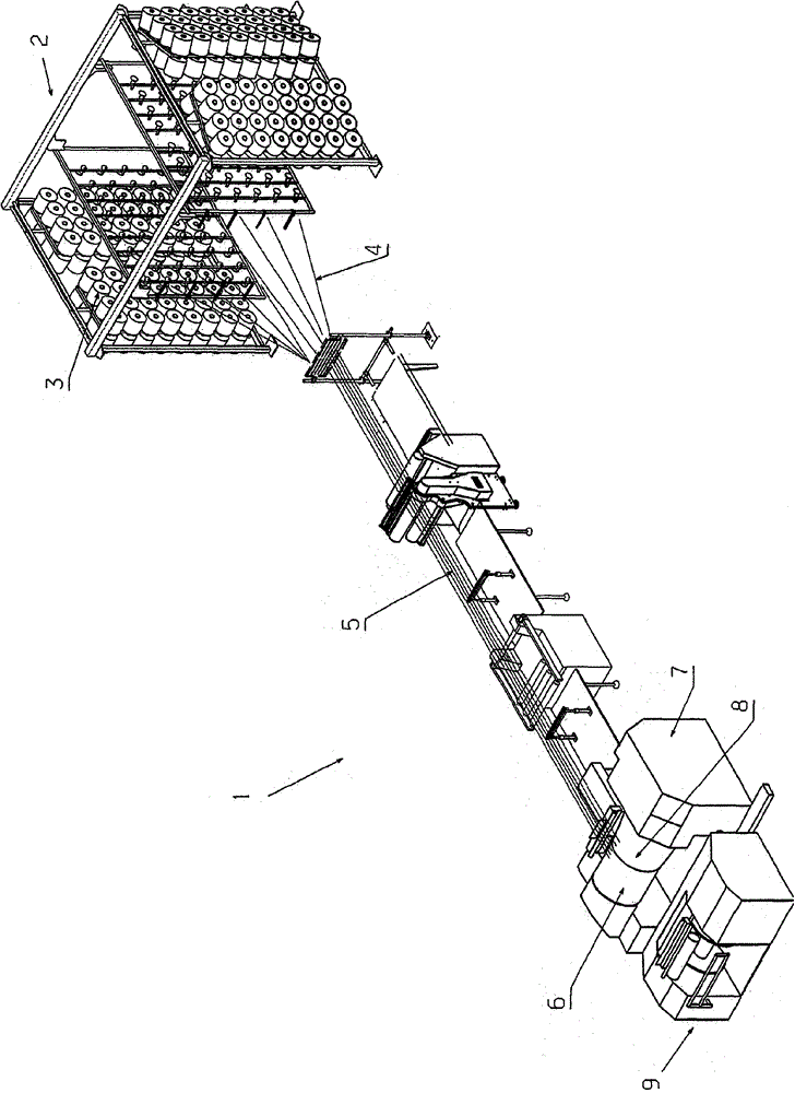 Method and device used for manufacturing at least two section beams in one set