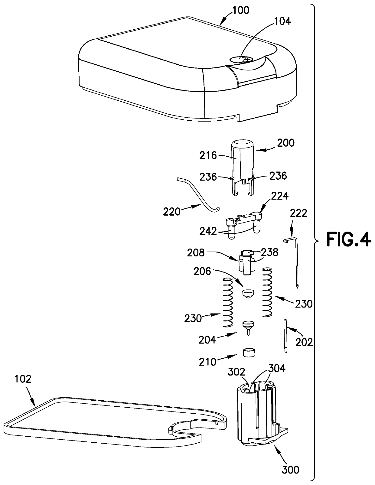 Catheter insertion device and method of inserting a catheter