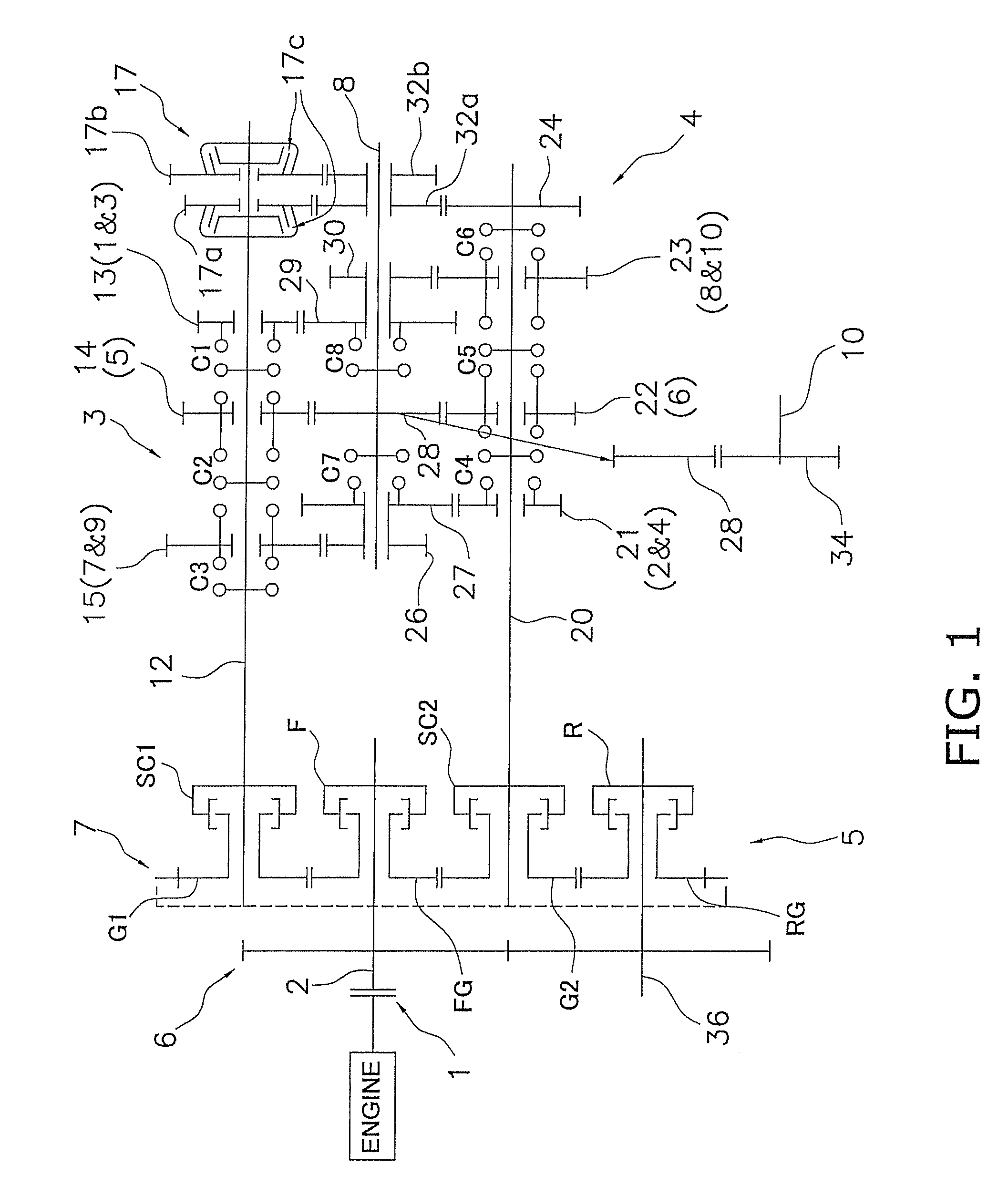 Transmission for industrial vehicle