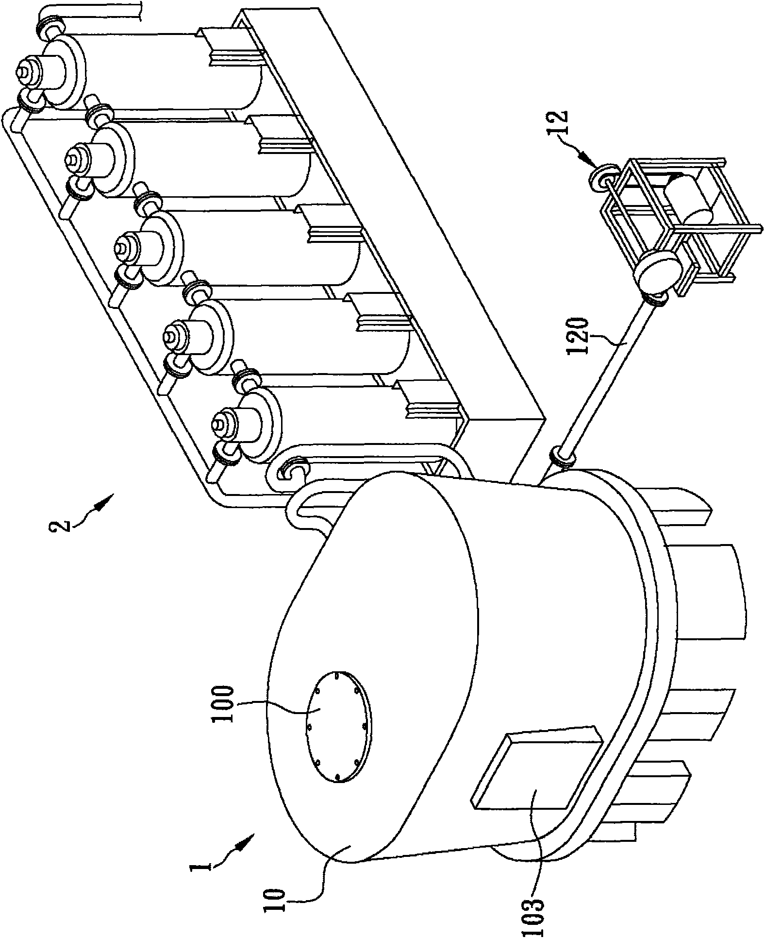 Combustible energy regeneration system and method thereof