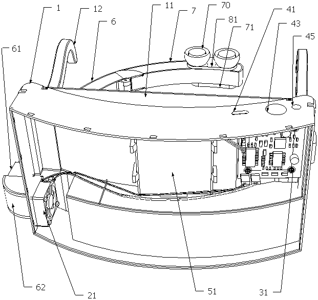 Energy-saving air supply method for portable air purification device