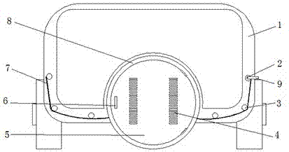 Vehicle spare tire storage device capable of preventing noise