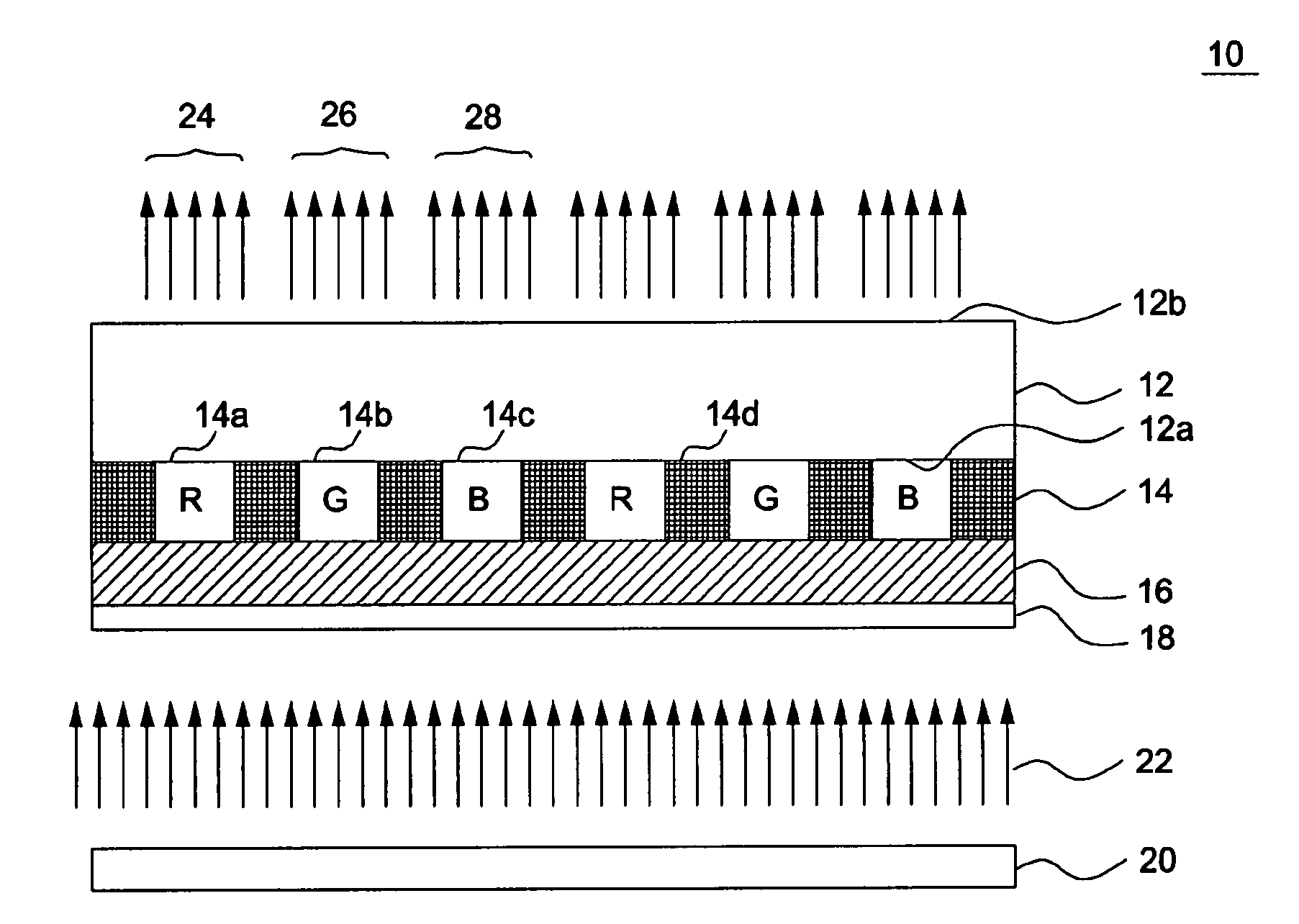 Color filter device