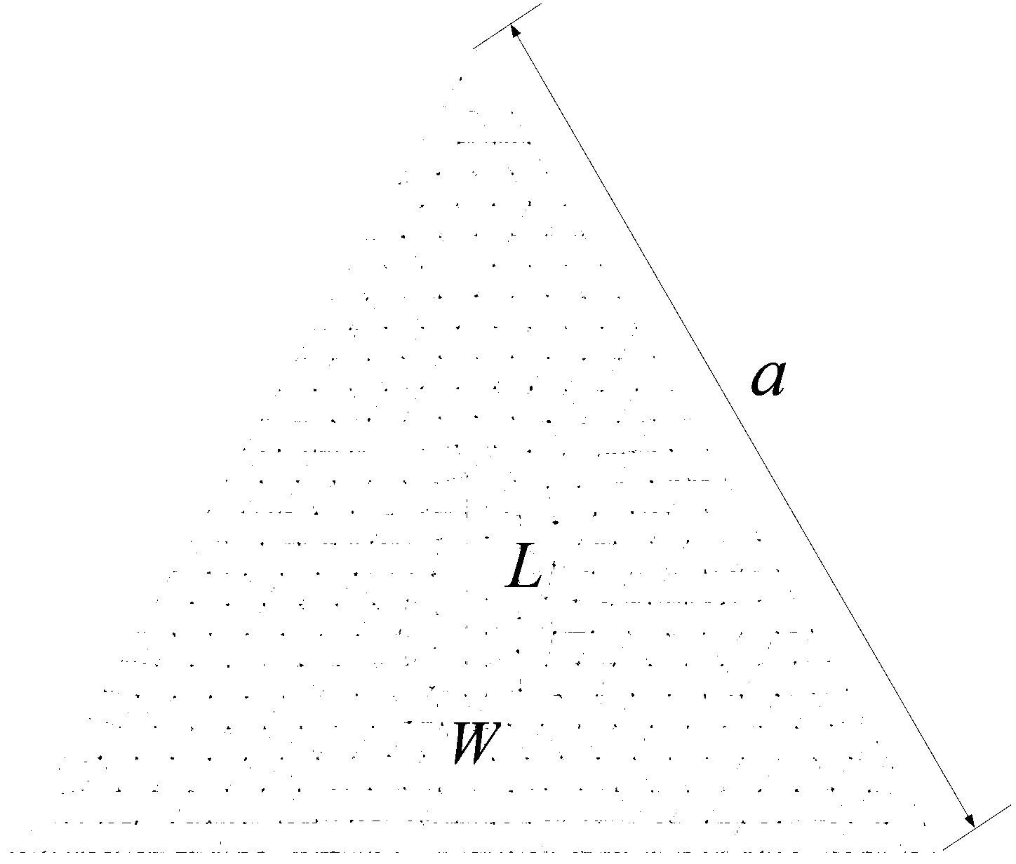 Optimum design method of circular polarization triangular micro-strip antenna based on characteristic module theory