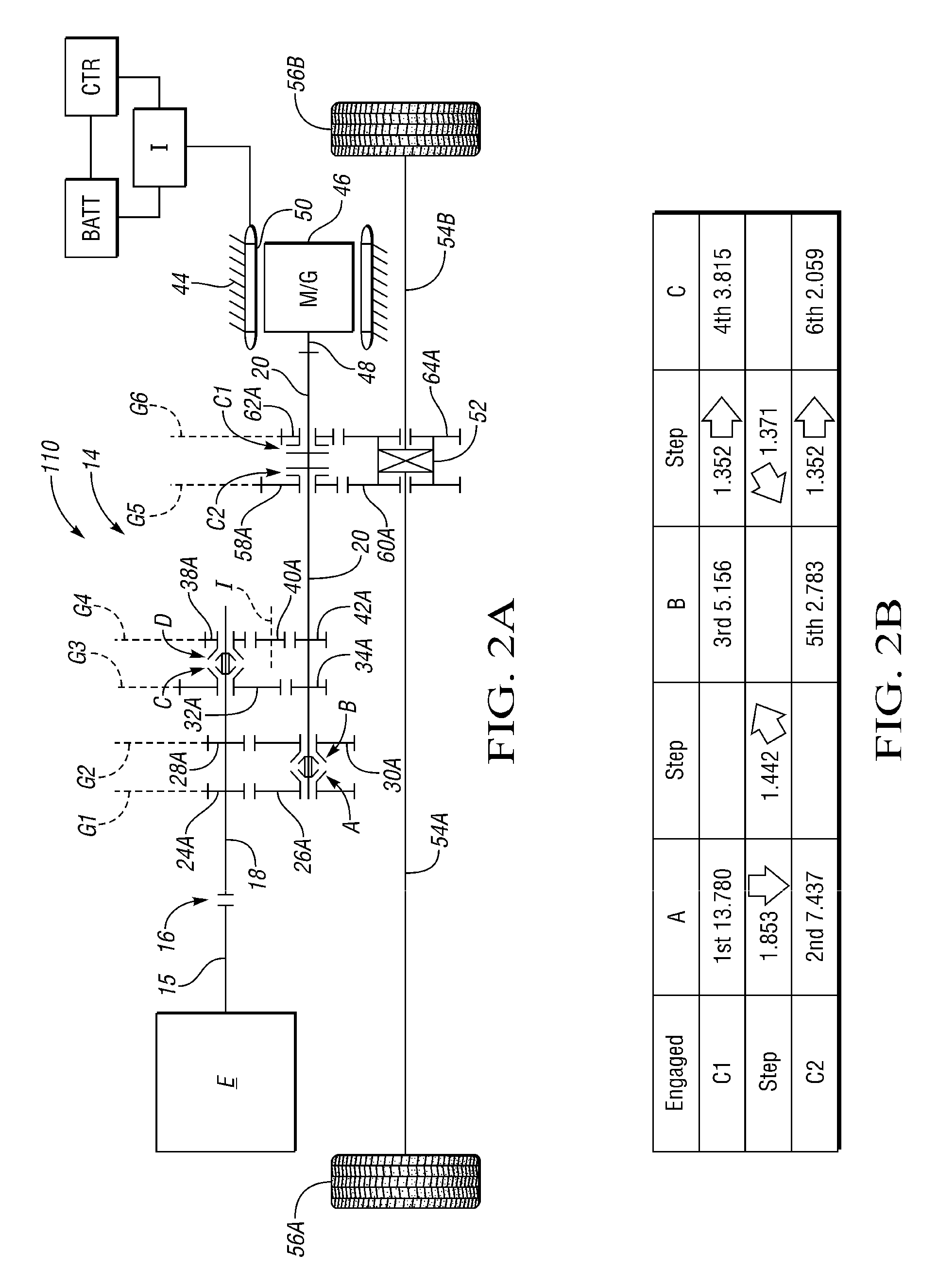 Single motor hybrid transmission