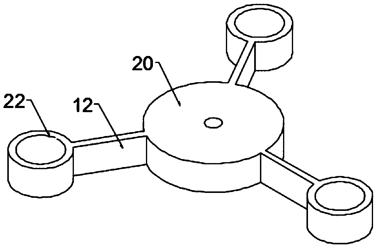 Pickling device used for electronic components