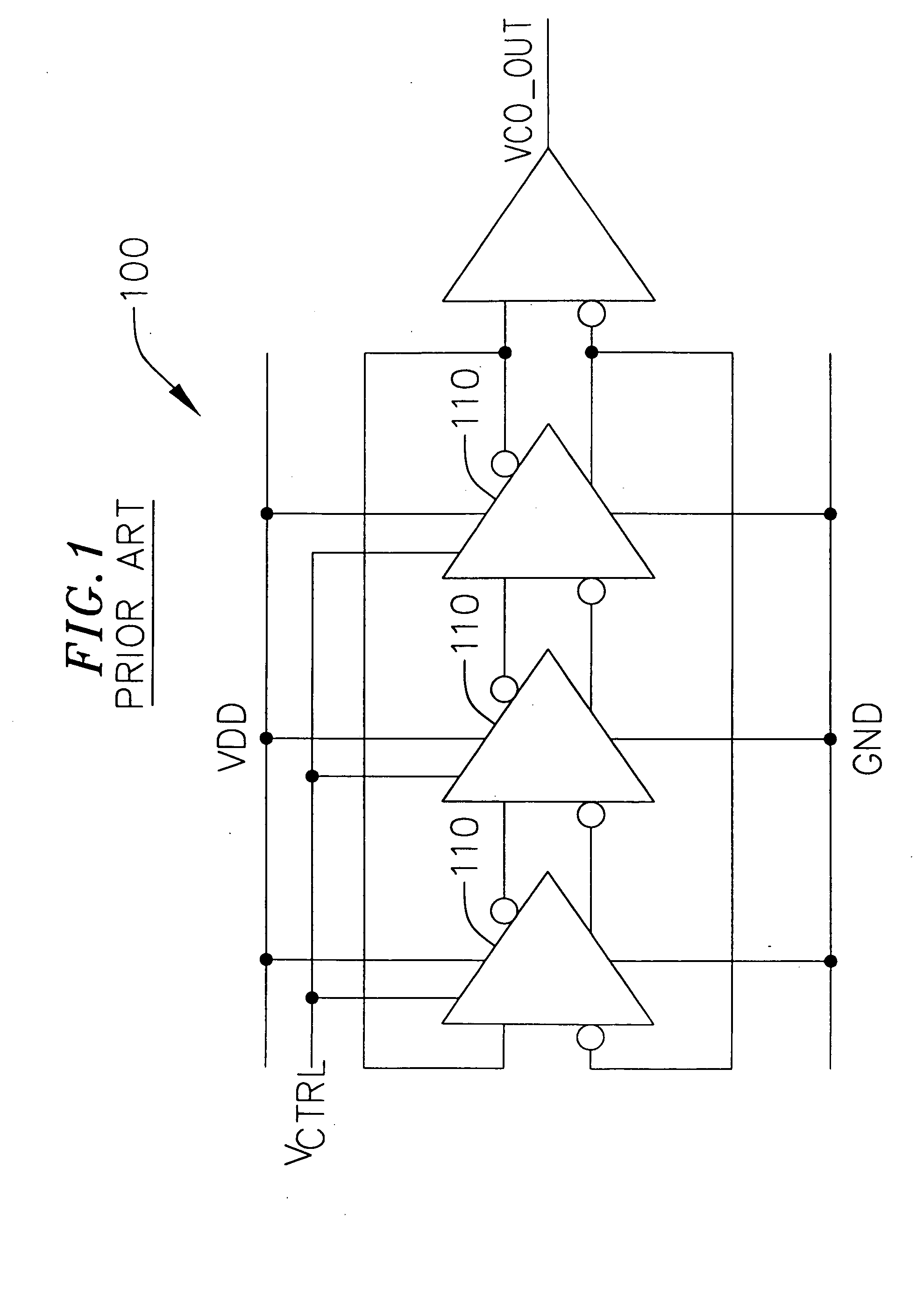 High noise rejection voltage-controlled ring oscillator architecture