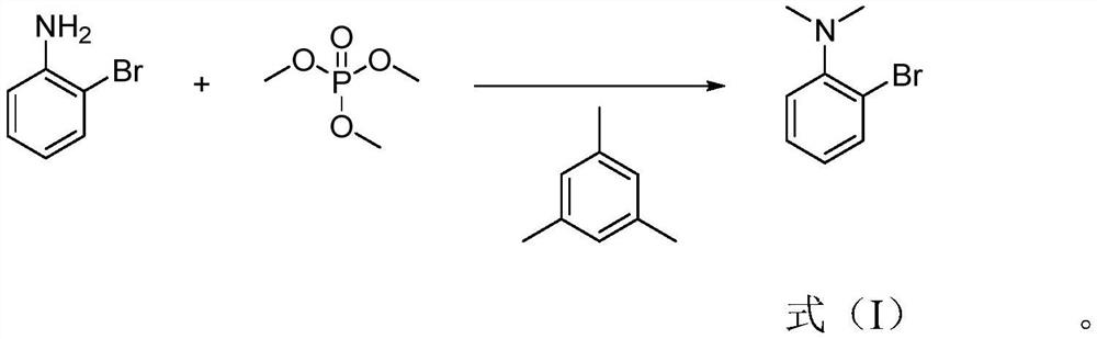 Preparation method of 2-bromo-N, N-dimethylaniline