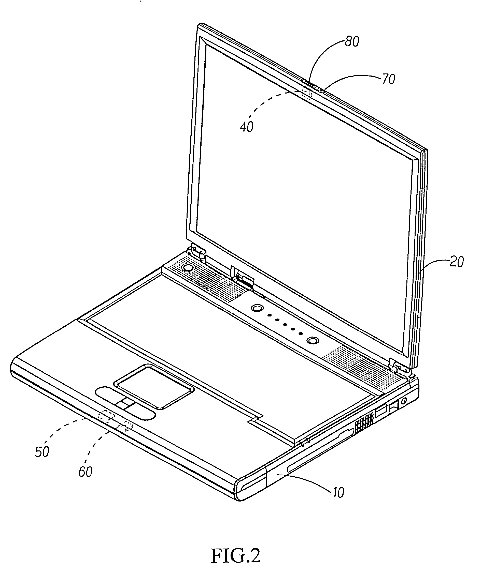 Magnetic open/close structure for electronic device