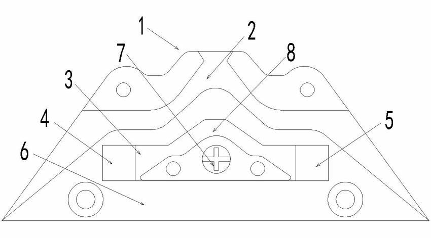 Knitting cam for computer flat knitting machine