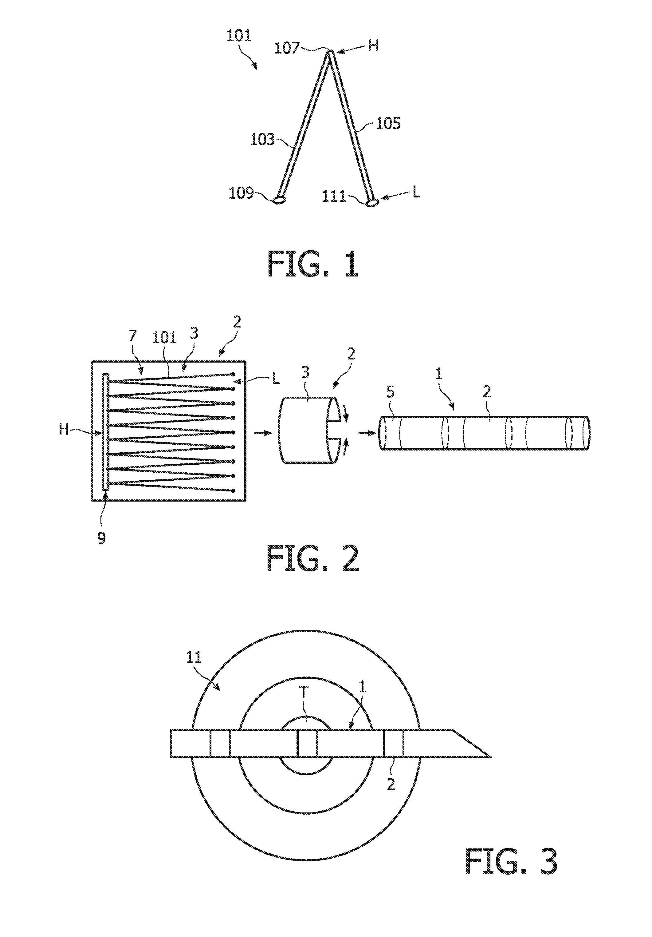 Medical device comprising a probe for measuring temperature data in a patient's tissue