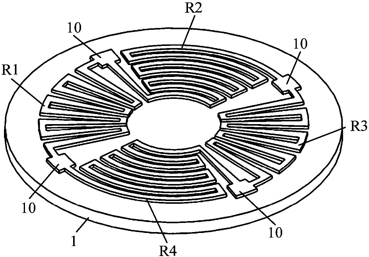 Temperature self-compensating strain gauge