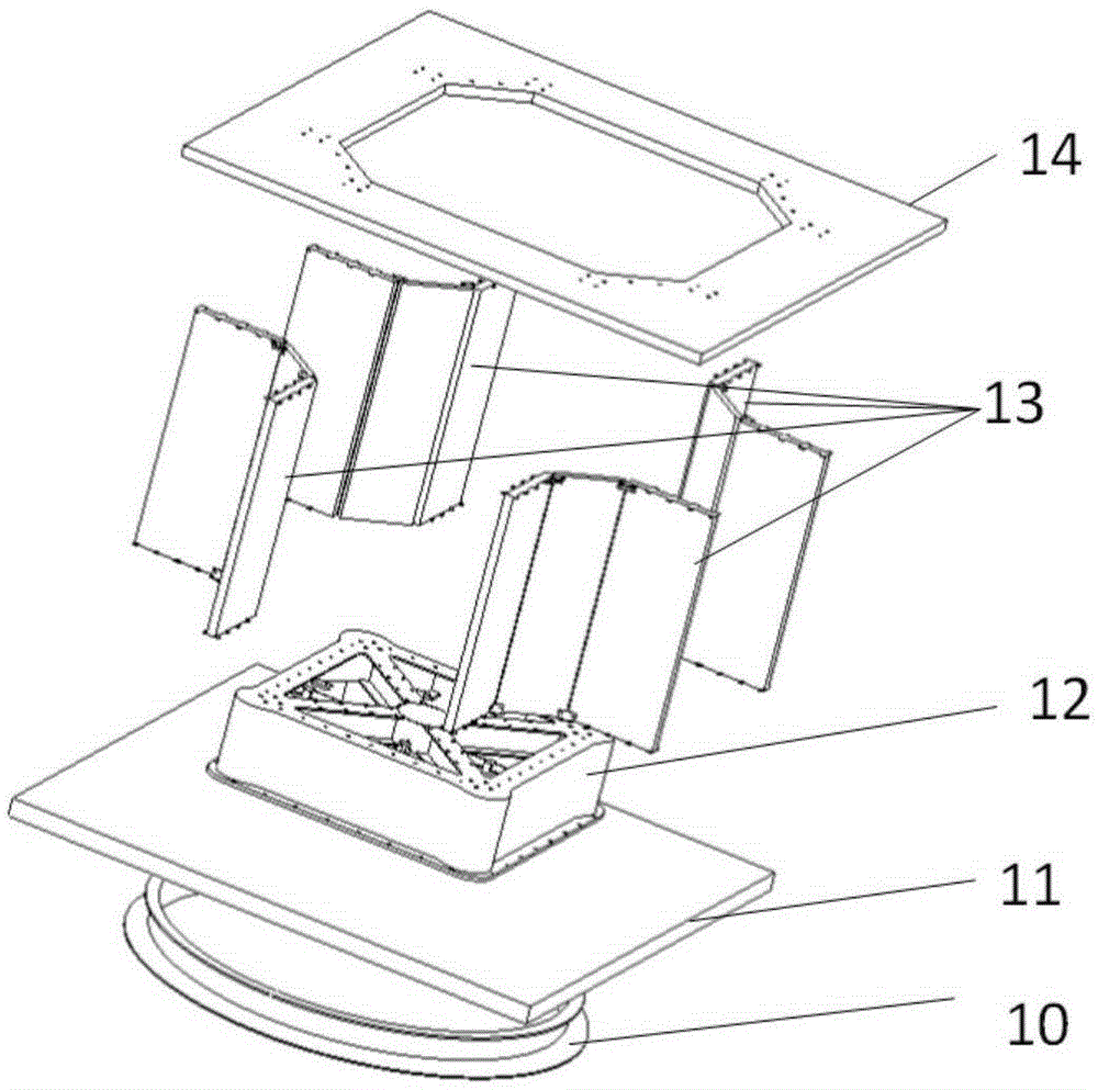 Integration satellite compact in layout