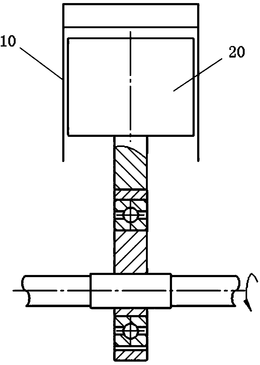 Transmission mechanism used for reciprocating compressor