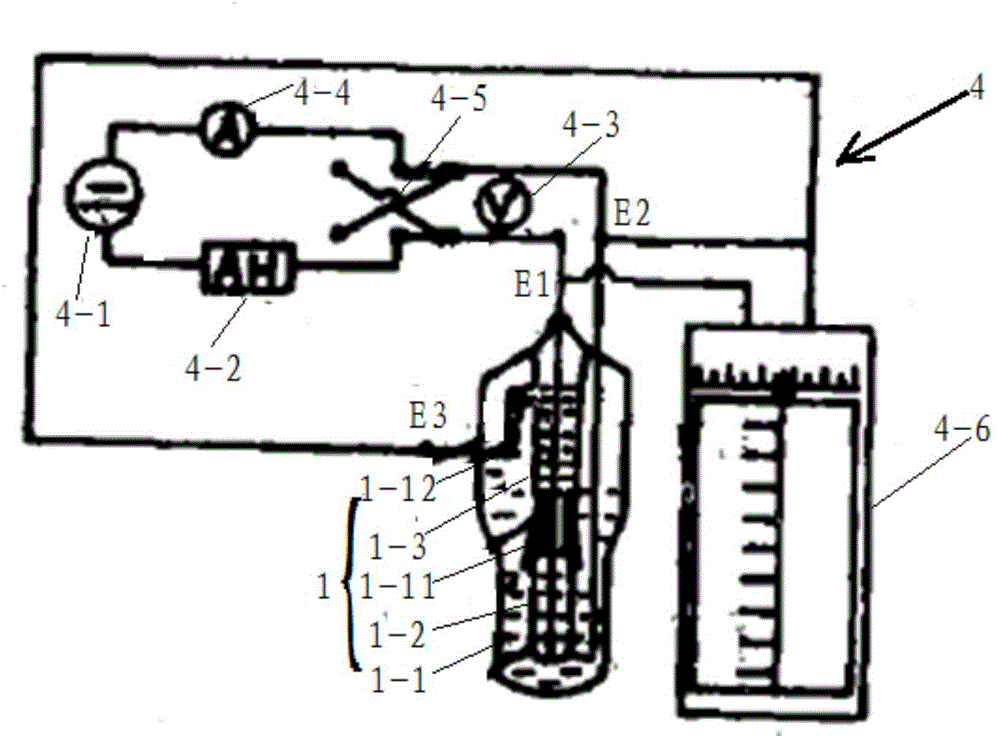 Service life detection device for sodium-sulfur battery and electrolyte ceramic pipe