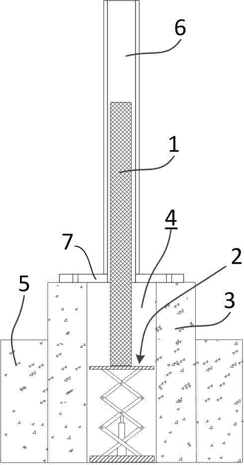 Induction type lifting sound barrier system and working method thereof