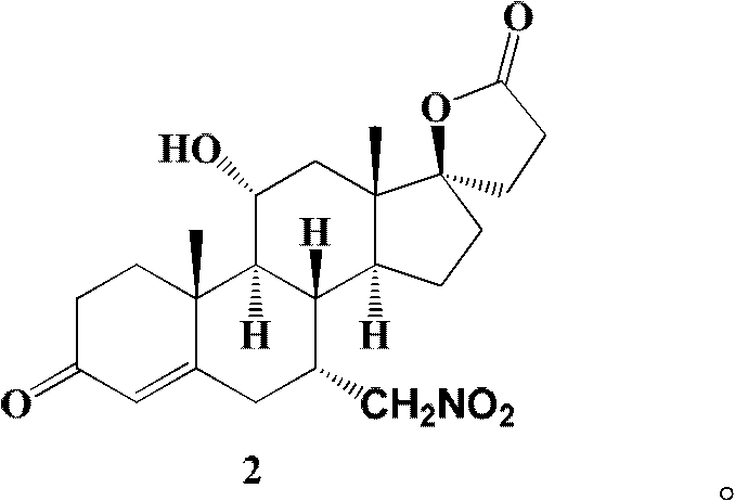 Canrenone derivative steroid compound, preparation method and application in eplerenone preparation thereof