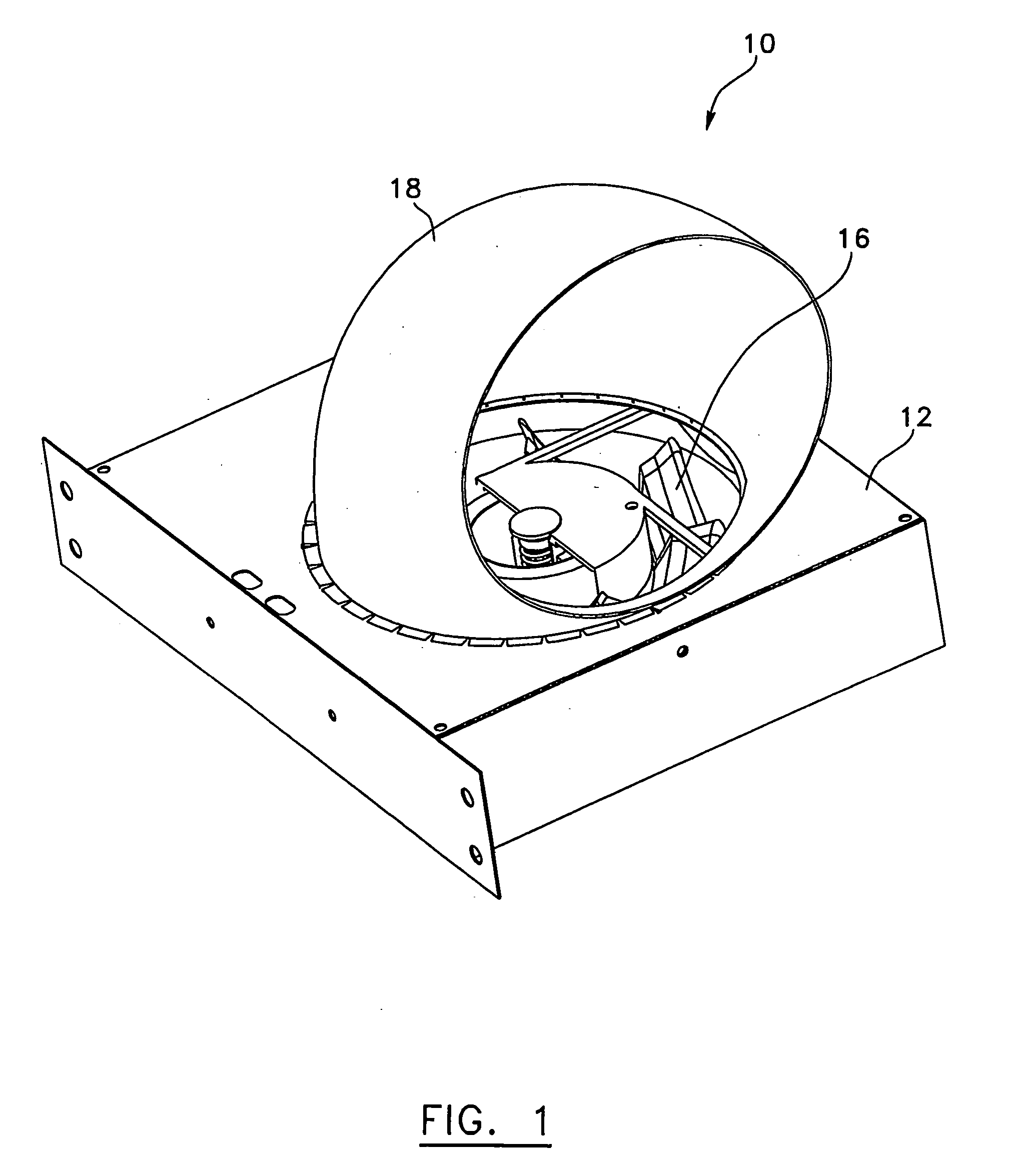 Ventilation system with axial fan and integrated accelerator/deflector