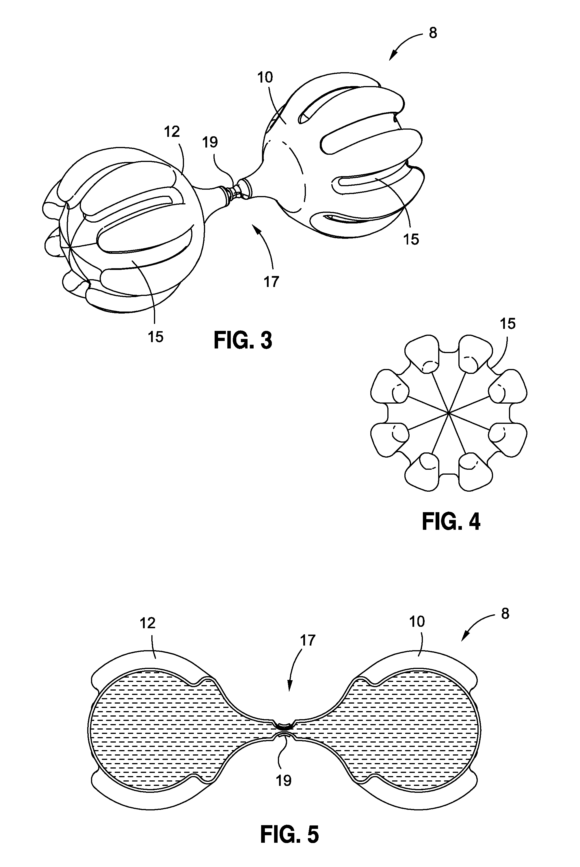 Intragastric implants with multiple fluid chambers
