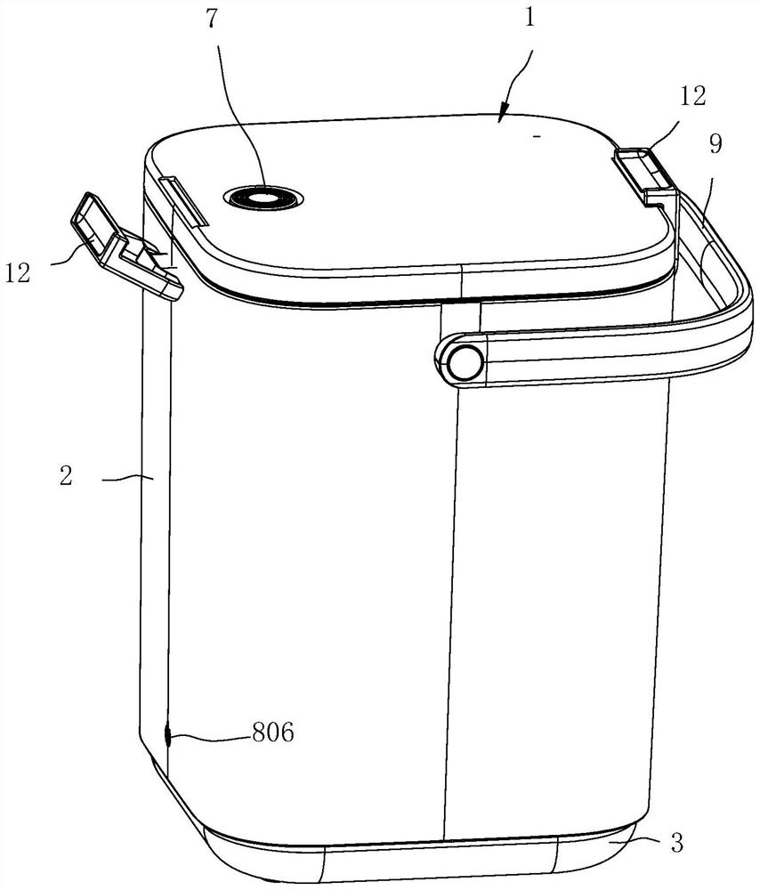 Vacuum food fresh-keeping device