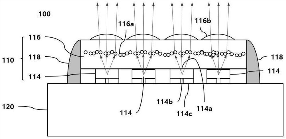 Lighting apparatus using LED wafer array and method thereof