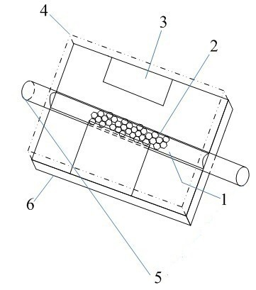 Integrated type online electro-optic modulator with graphene thin film and D-type optical fiber