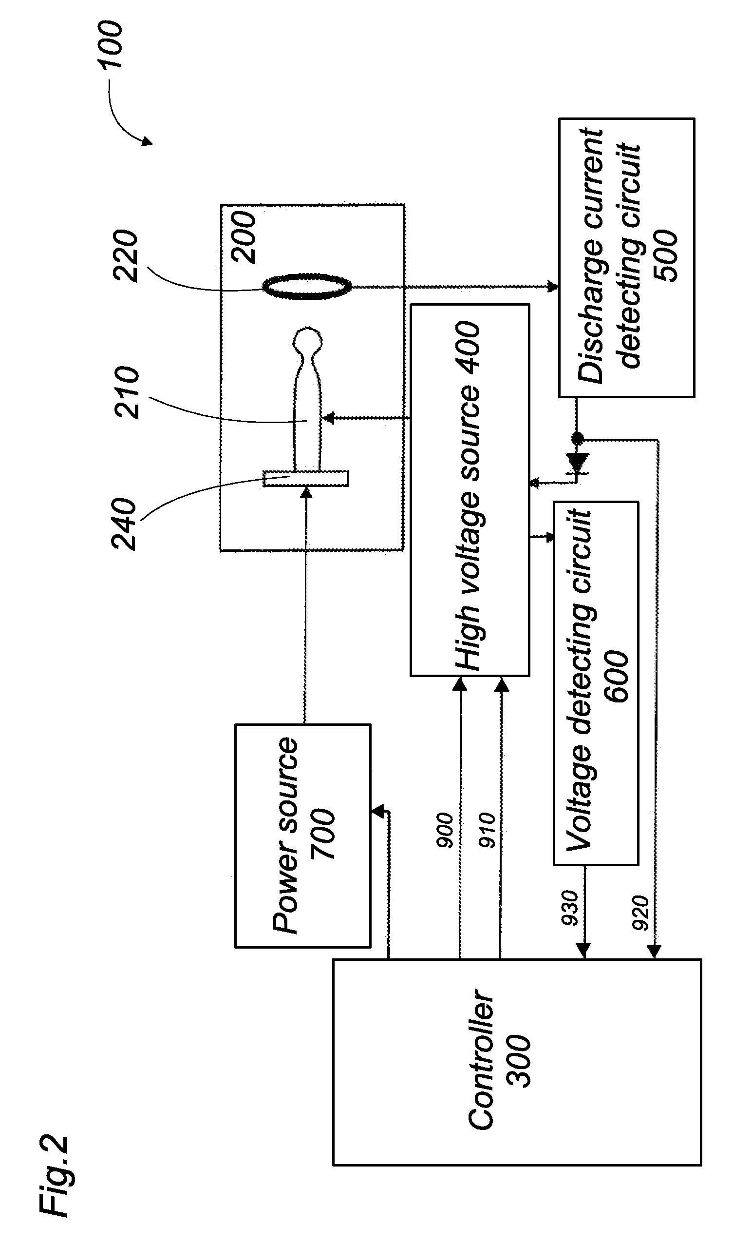 Electrostatically atomizing device