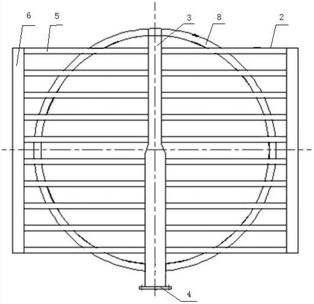 A high-efficiency condenser tube bundle defogging device and its application