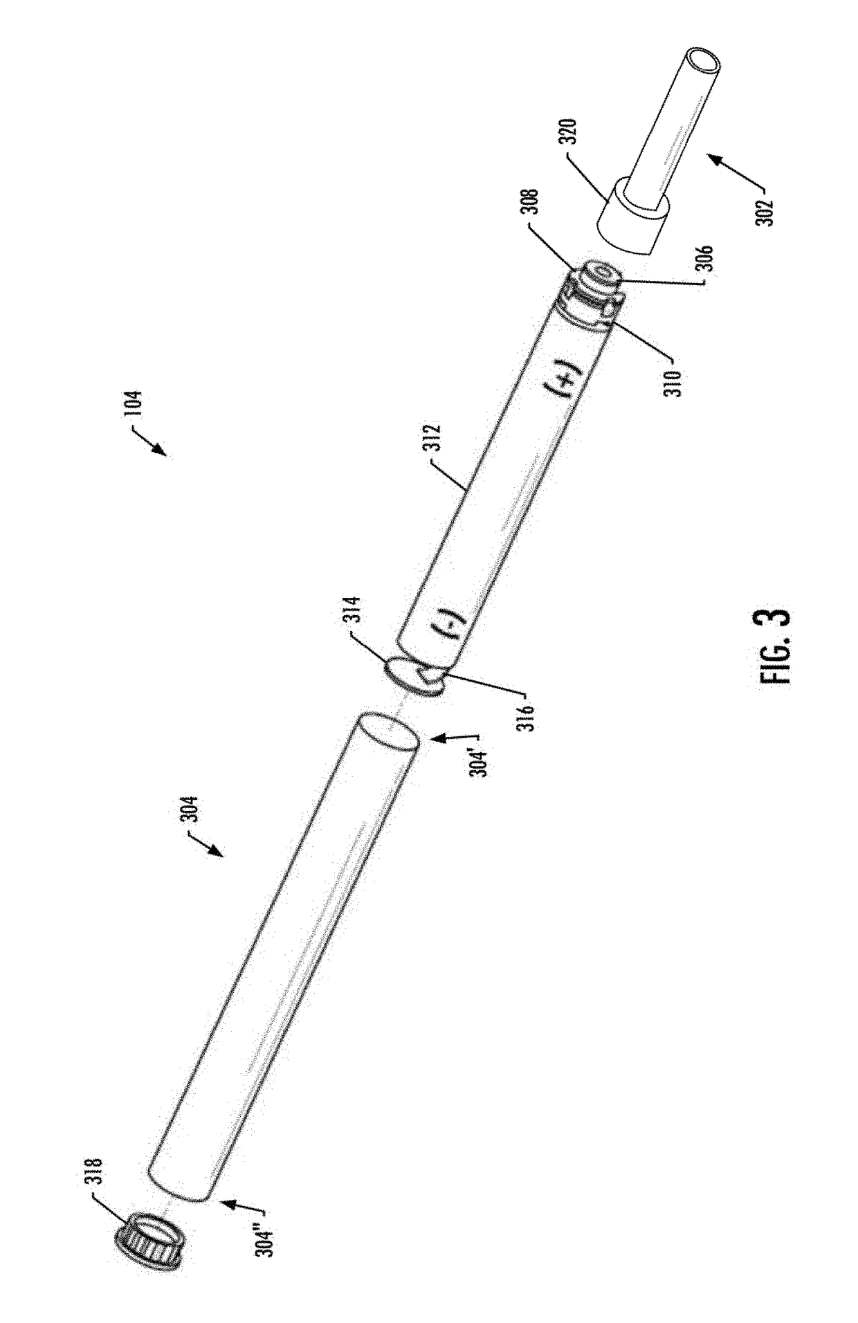 Control for an induction-based aerosol delivery device