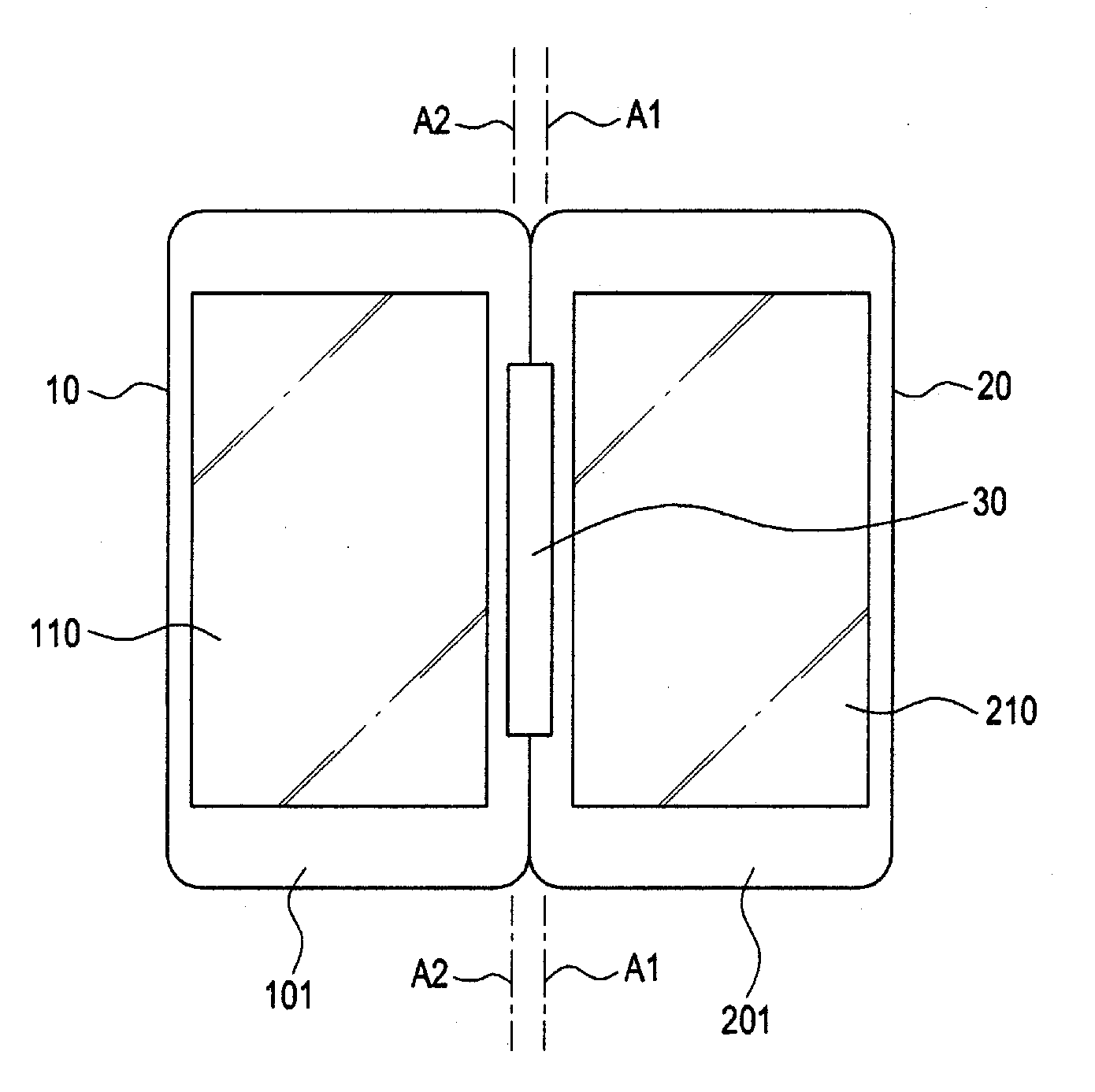 Dual-axis hinge device for a portable apparatus and cam unit thereof
