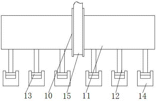 High-frequency vibration dewatering screen large in discharge rate