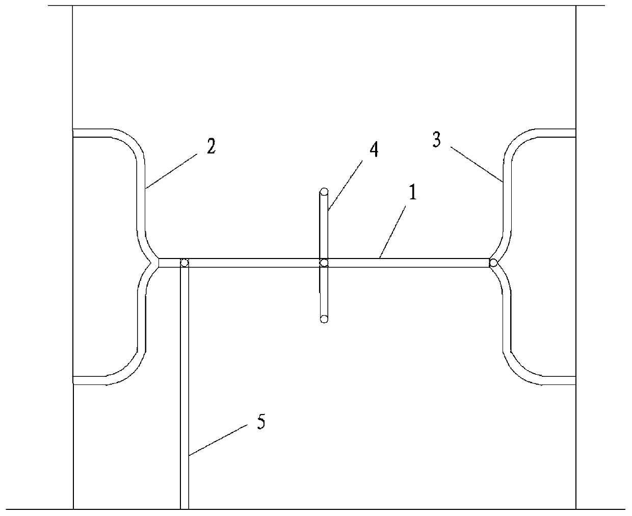 Tunnel secondary lining concrete pumping extrusion type pouring construction method