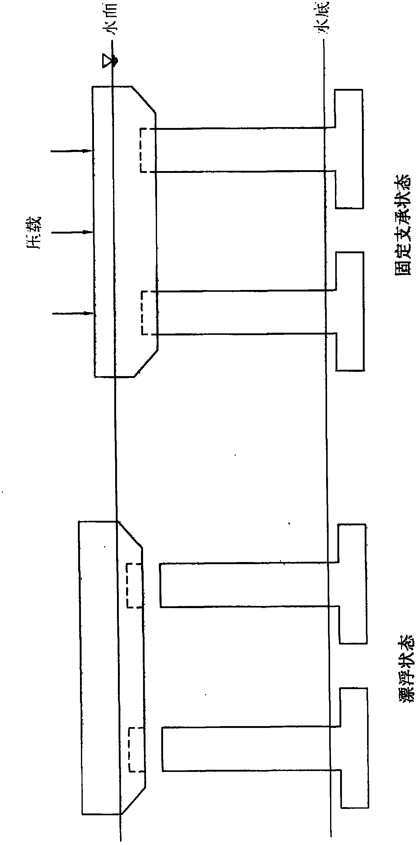 LNG storage and transportation system and floating type receiving platform thereof