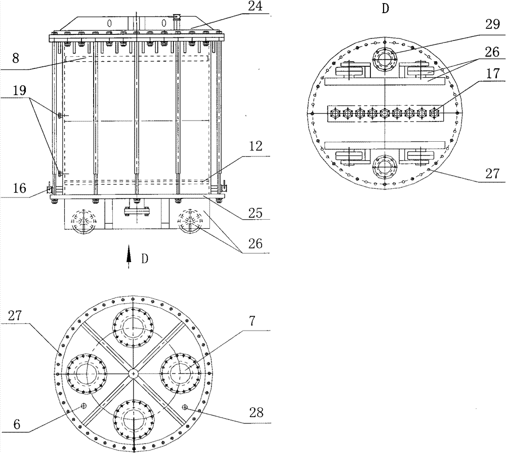 A comprehensive simulation system and test method for mine water damage with high water pressure, high stress and automatic mining