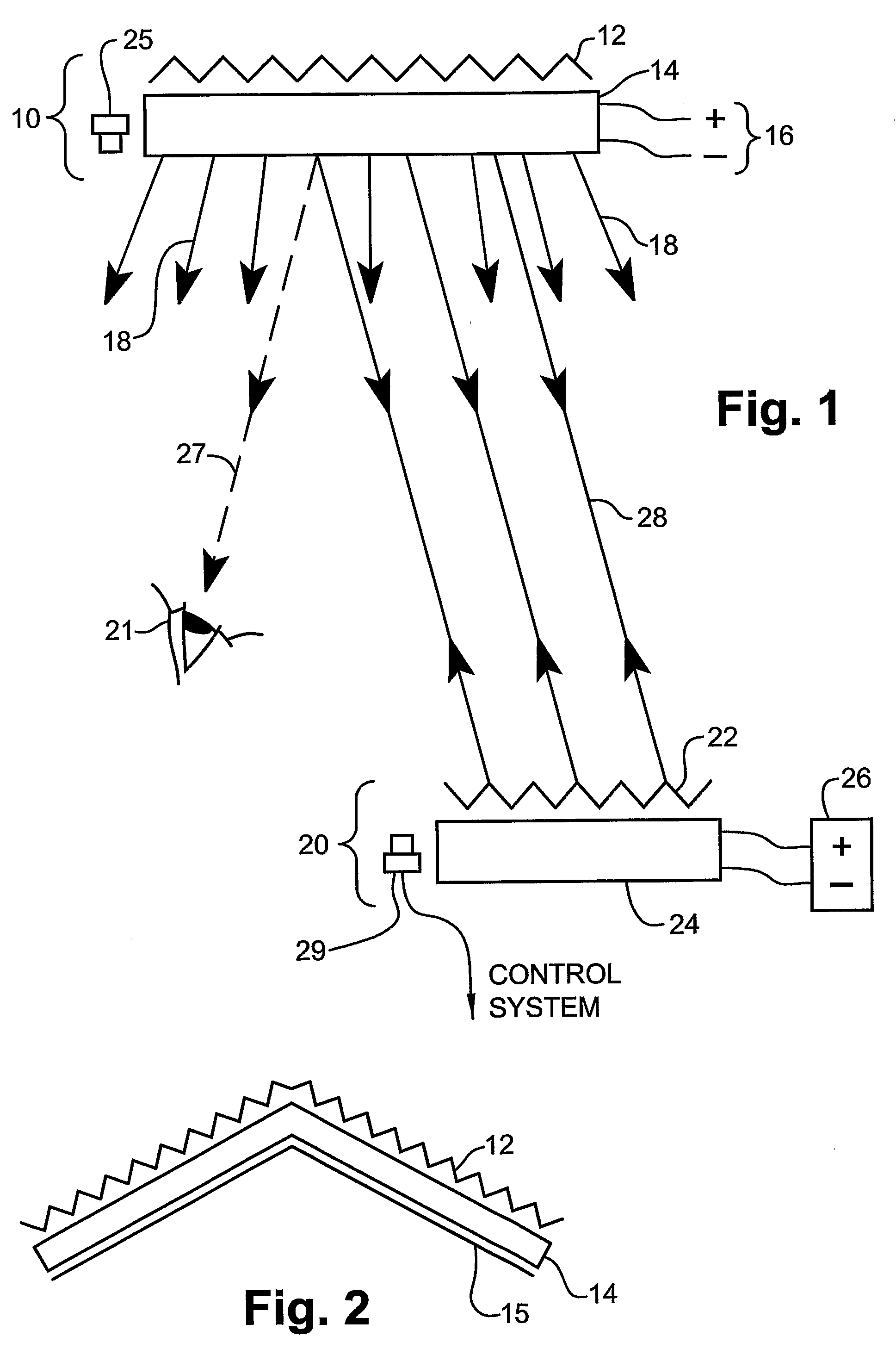 Directional Light Transmitter and Receiver