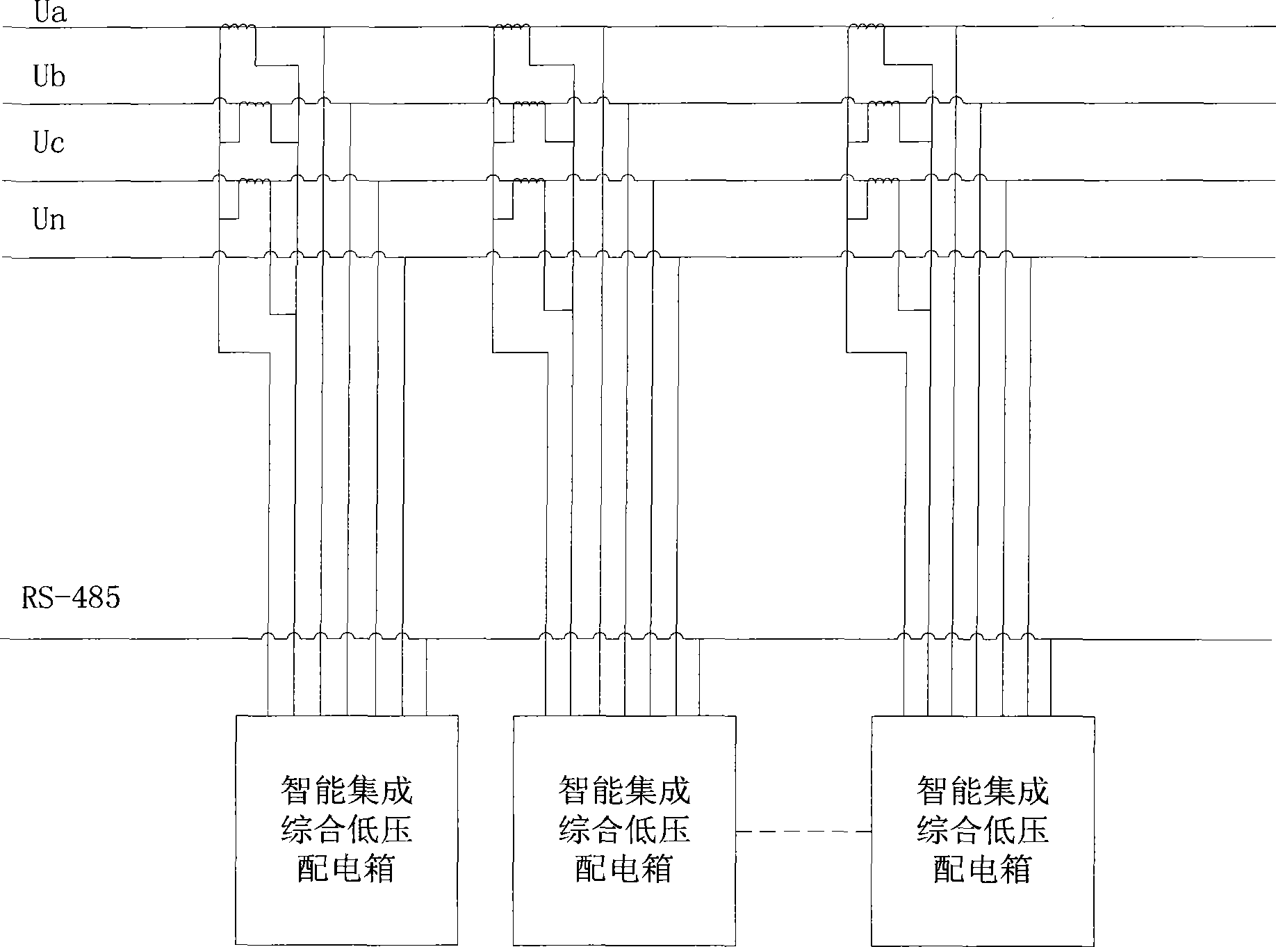 Intelligent integrated comprehensive low-pressure distribution box