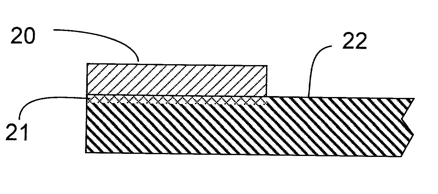 Laminated edge filter structure and method of making
