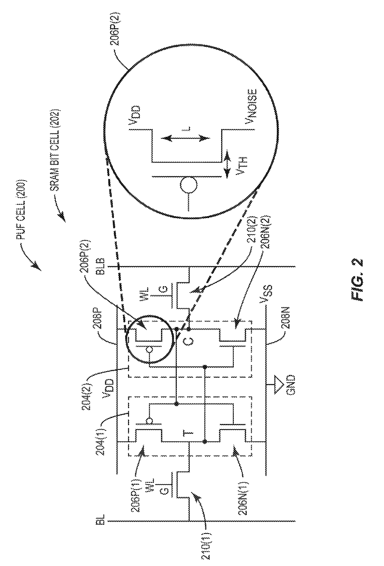 Physically unclonable function (PUF) circuits employing multiple puf memories to decouple a puf challenge input from a puf response output for enhanced security