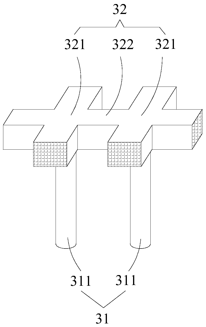 Reinforcing structure for high-speed railway, roadbed assembly, roadbed system and construction method