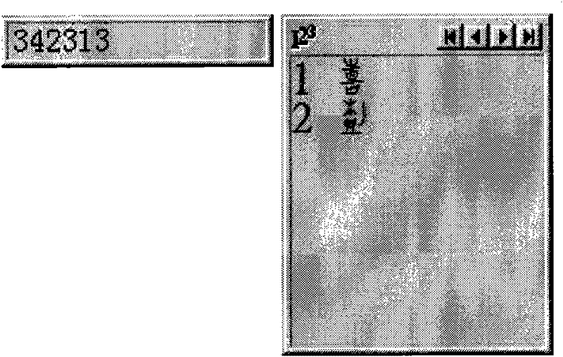 Input method of 6-code number oracle