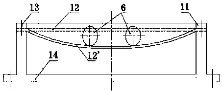 Large diameter-thick ratio and vertical distance ratio seal head rotary percussion forming device and rotary percussion method thereof
