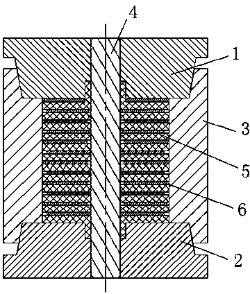 Rubber bellows model lamination manufacturing device and its manufacturing method