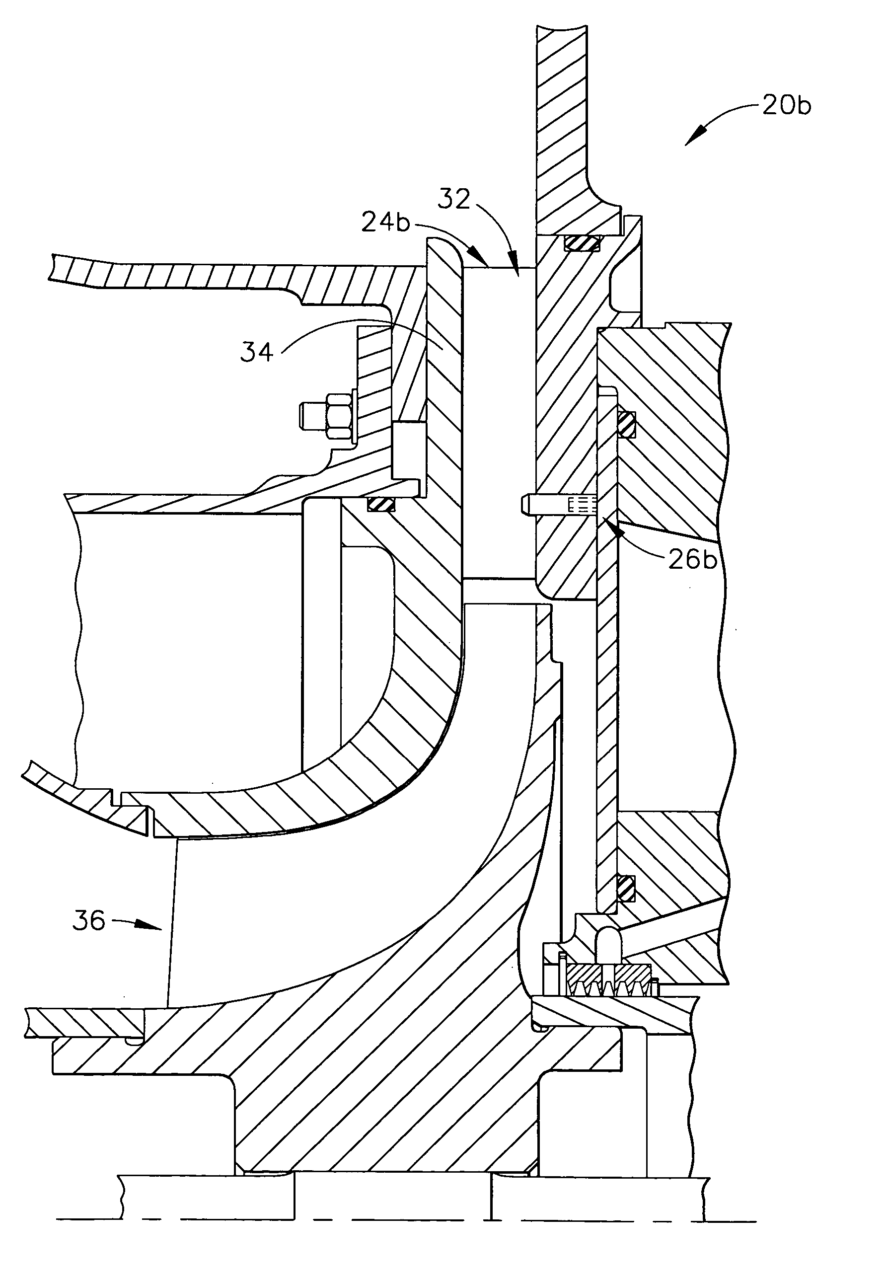 Adjustable flow turbine nozzle