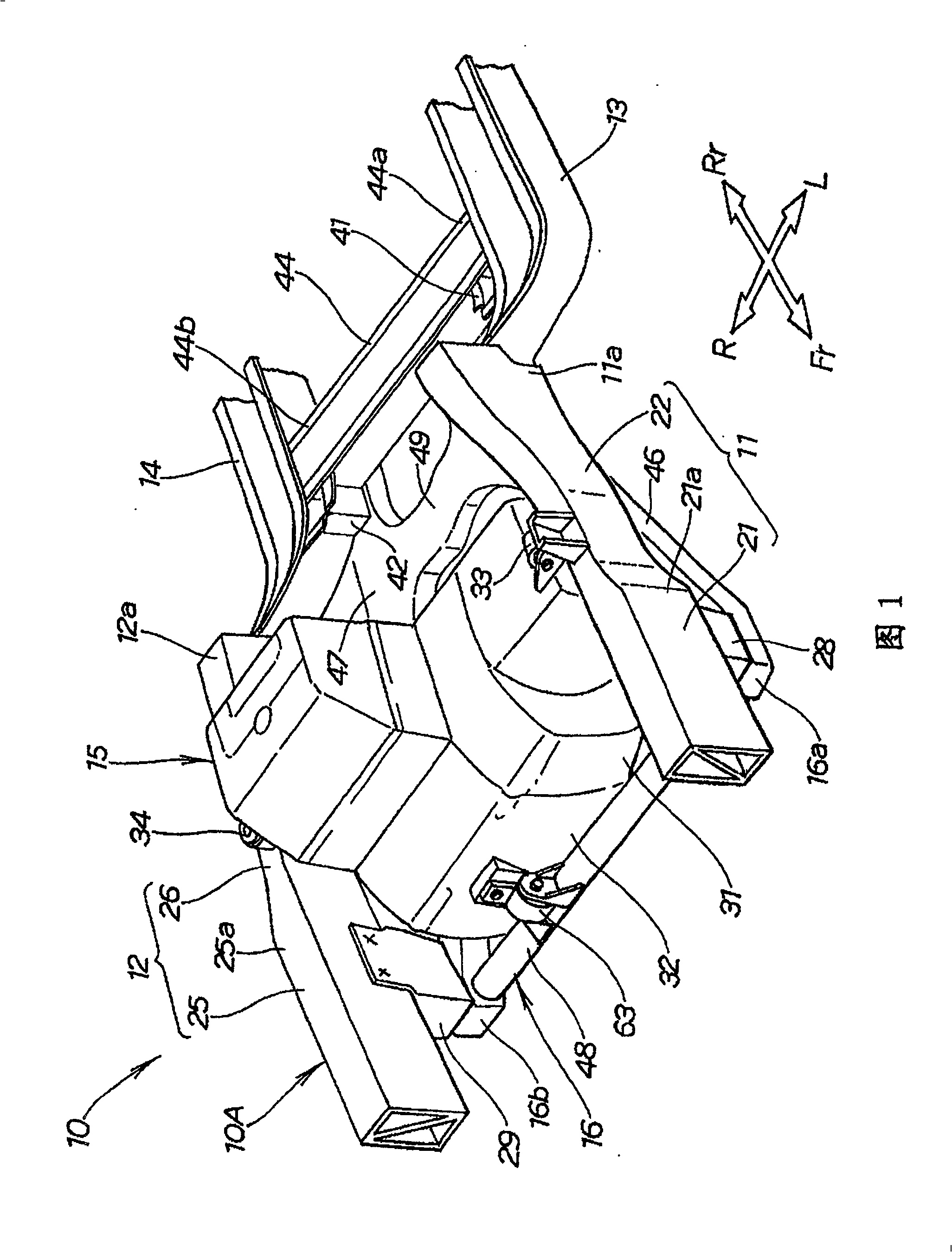 Front vehicular body structure