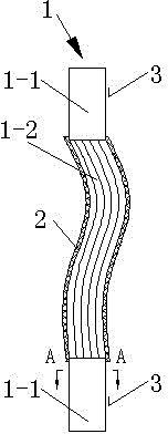 Manufacturing method for flexible soft copper bar assembly for electric connection