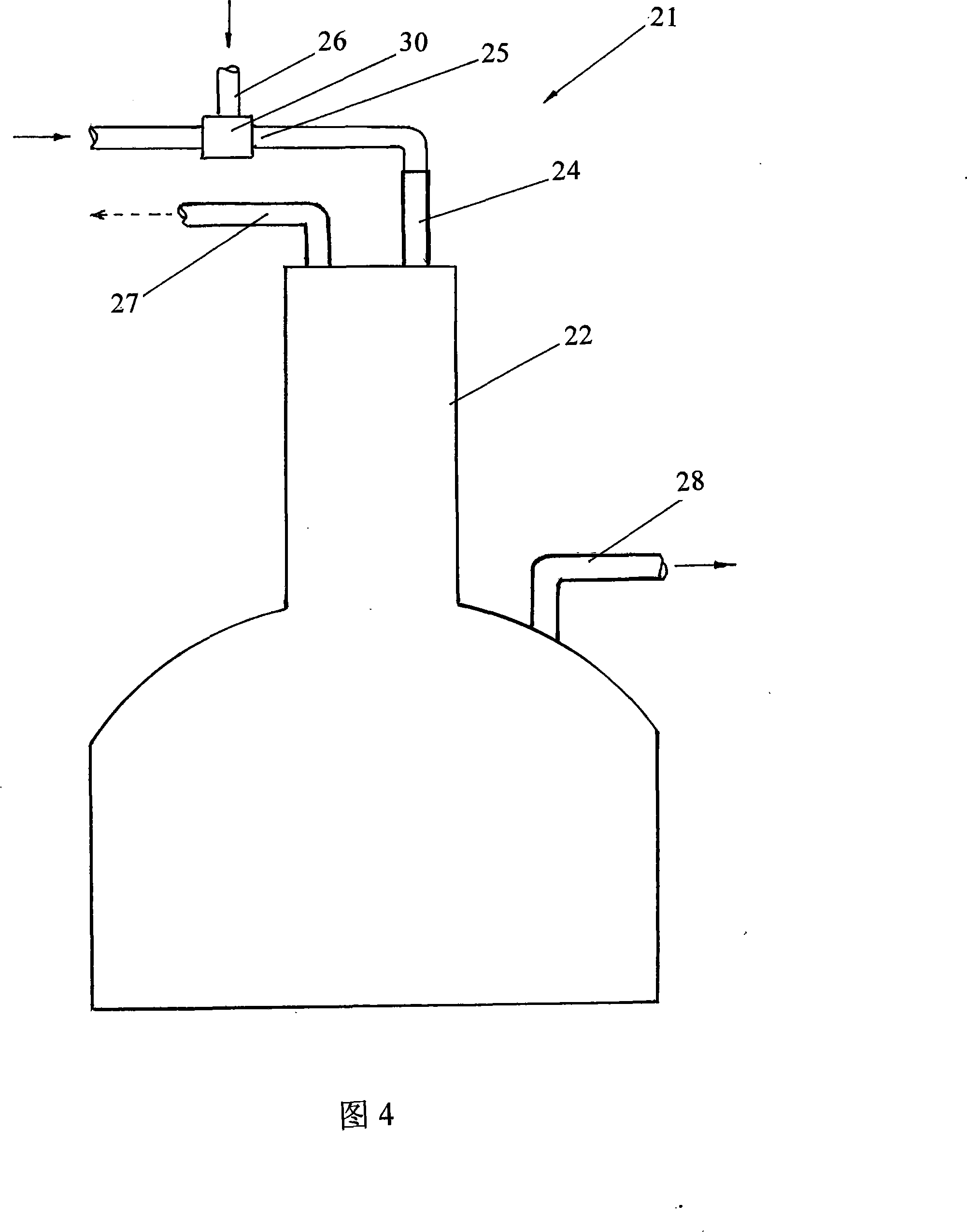 Trace quantity dissolved oxygen instrument test calibration system and calibrate method thereof