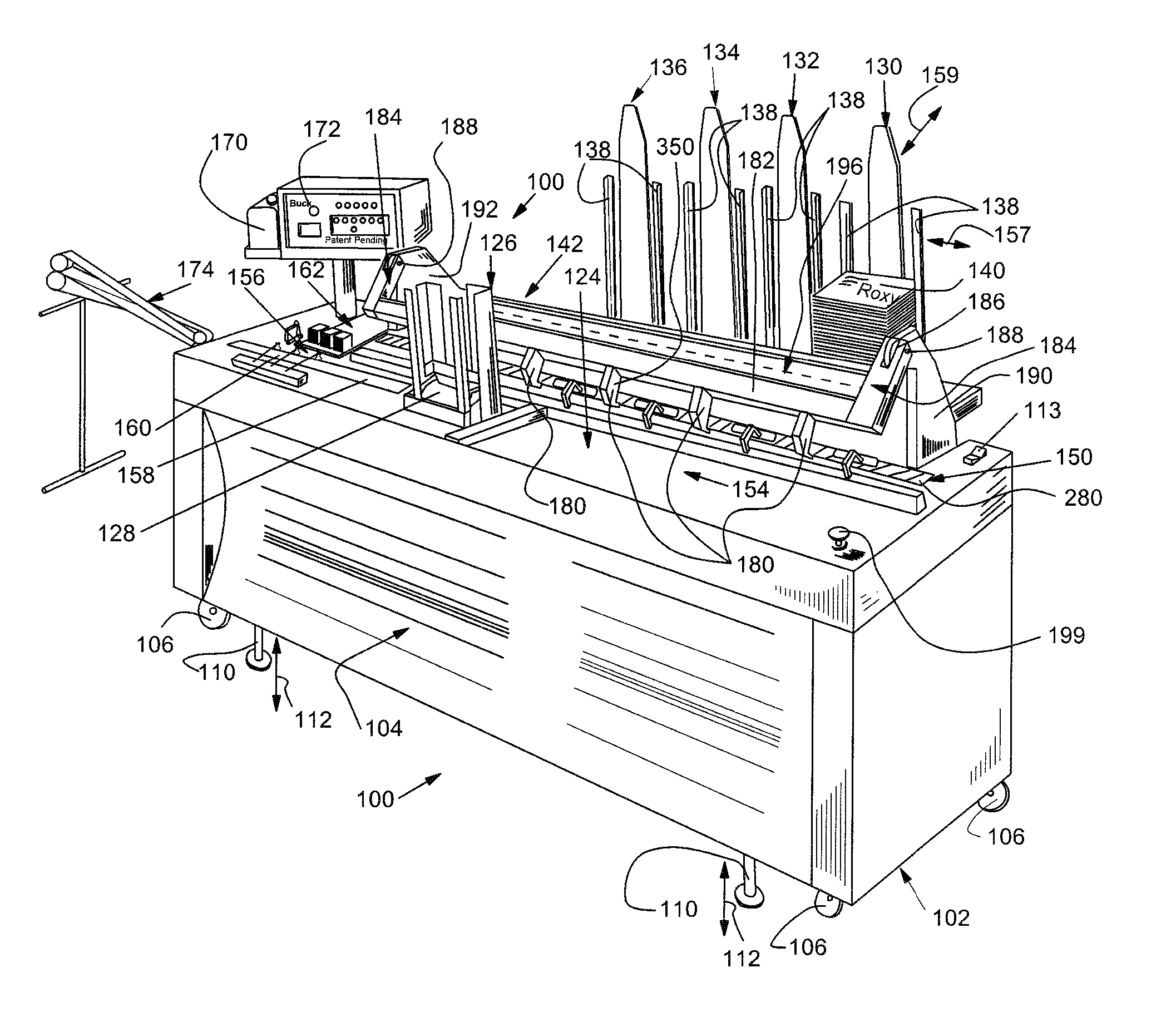 System and method for high-speed insertion of envelopes