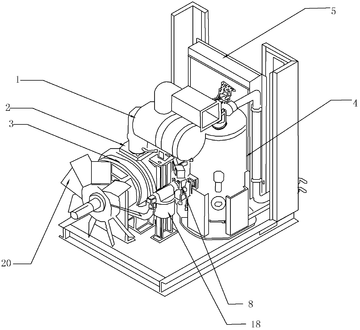 Double-screw air compressor