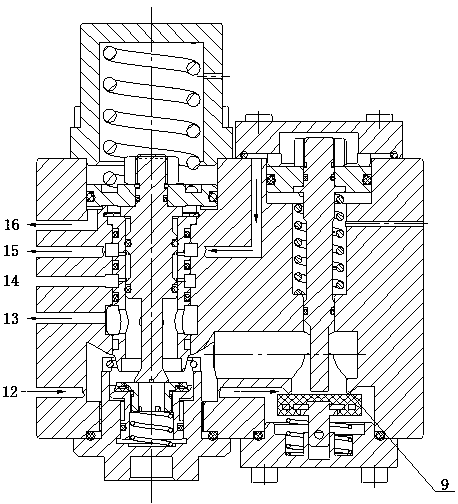 A reconnection valve with automatic switching function